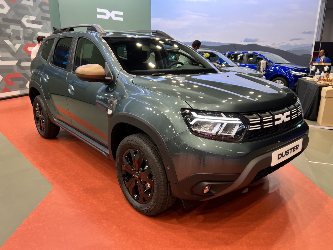 SUV with LED headlights and black alloy wheels