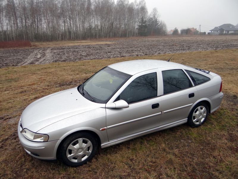 Silver coupe-like car side profile with alloy wheels on grass.