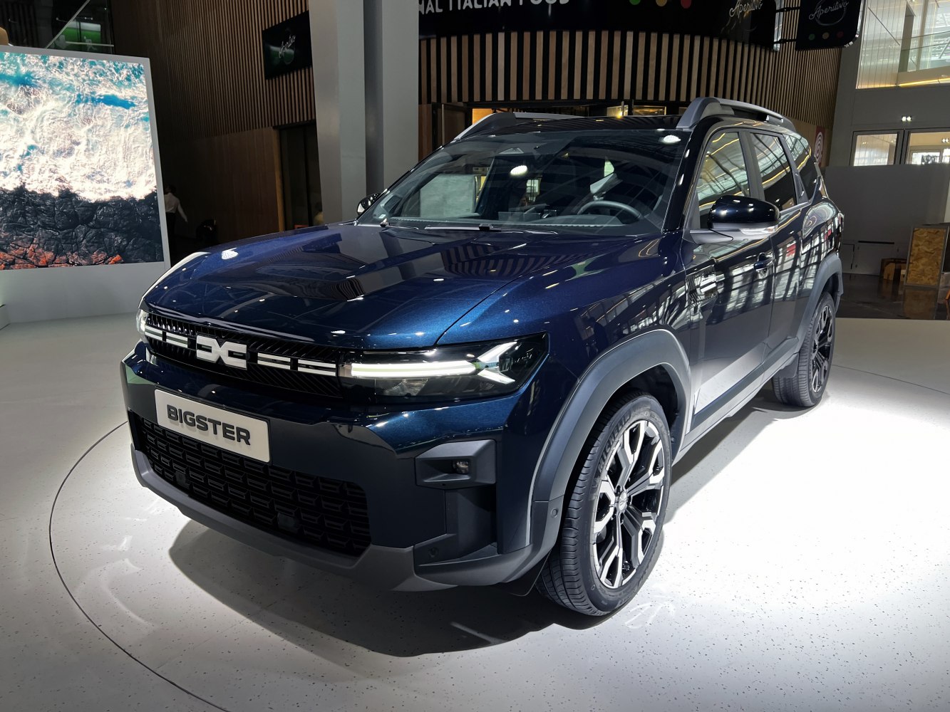 Front view featuring LED headlights and alloy wheels