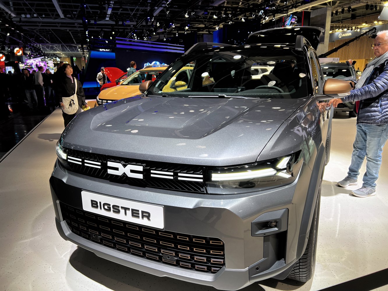 Bold front grille and modern LED headlights
