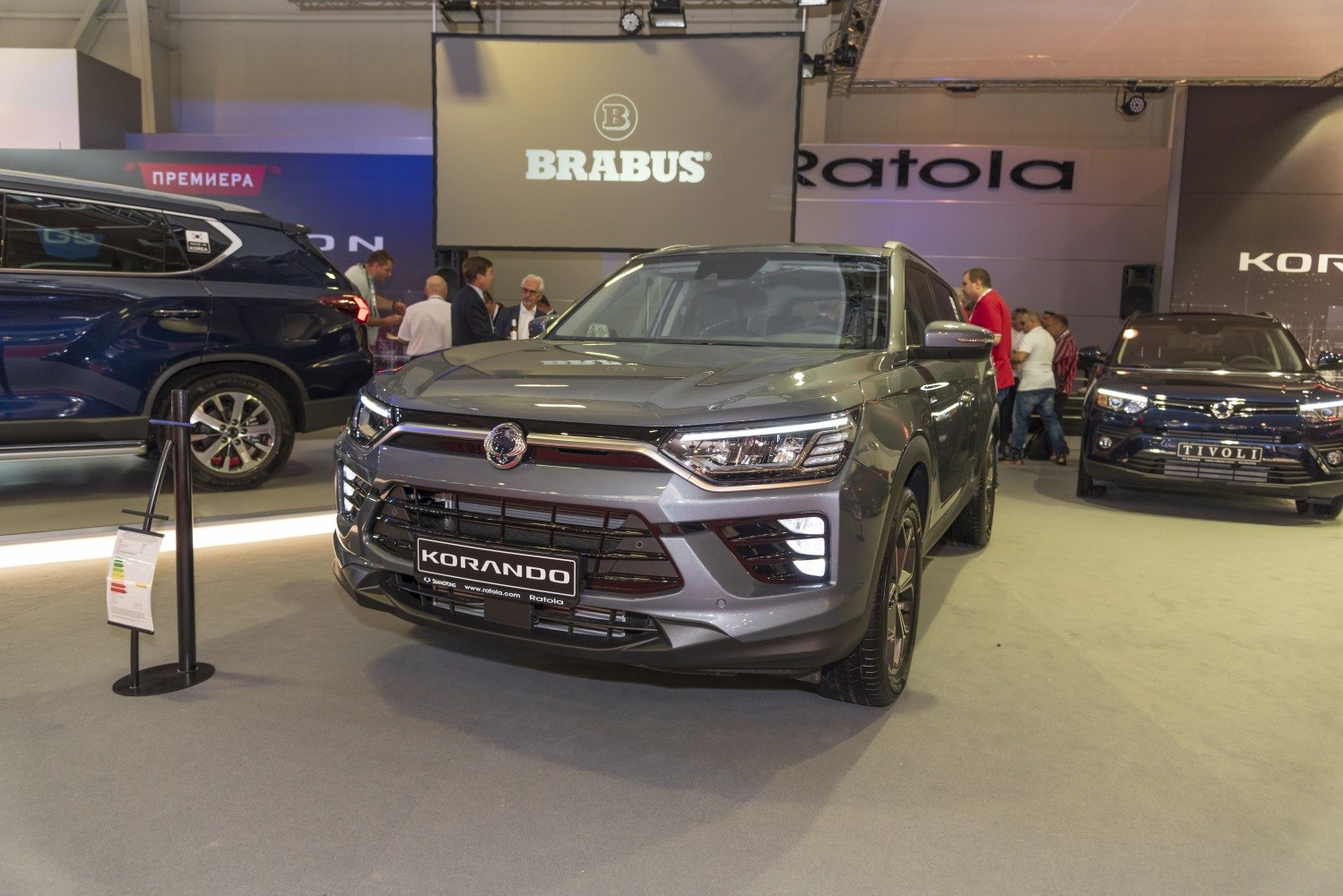 Modern compact SUV front with LED headlights and chrome grille