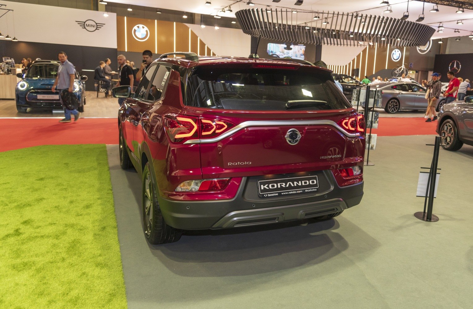 Rear view with LED tail lights and modern SUV lines