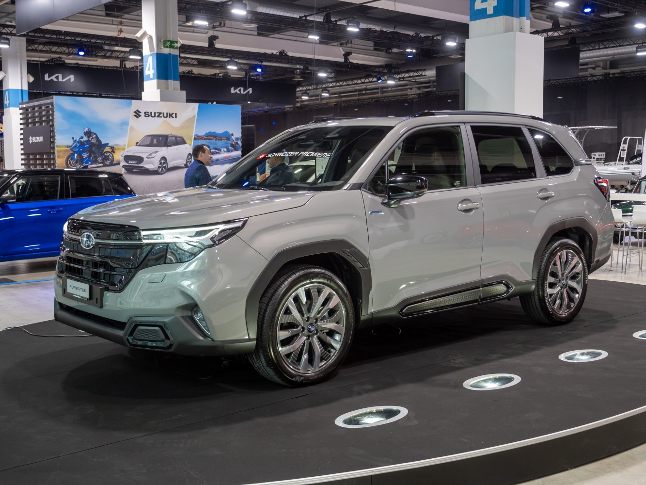 Modern SUV with LED headlights and stylish alloy wheels.