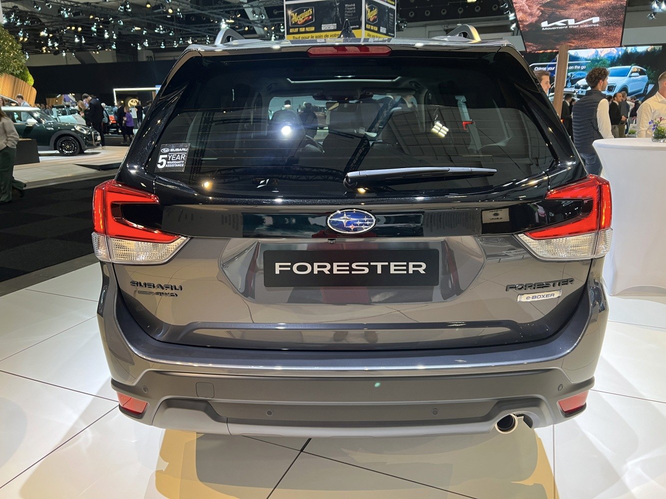 Rear view with taillights and e-BOXER badge