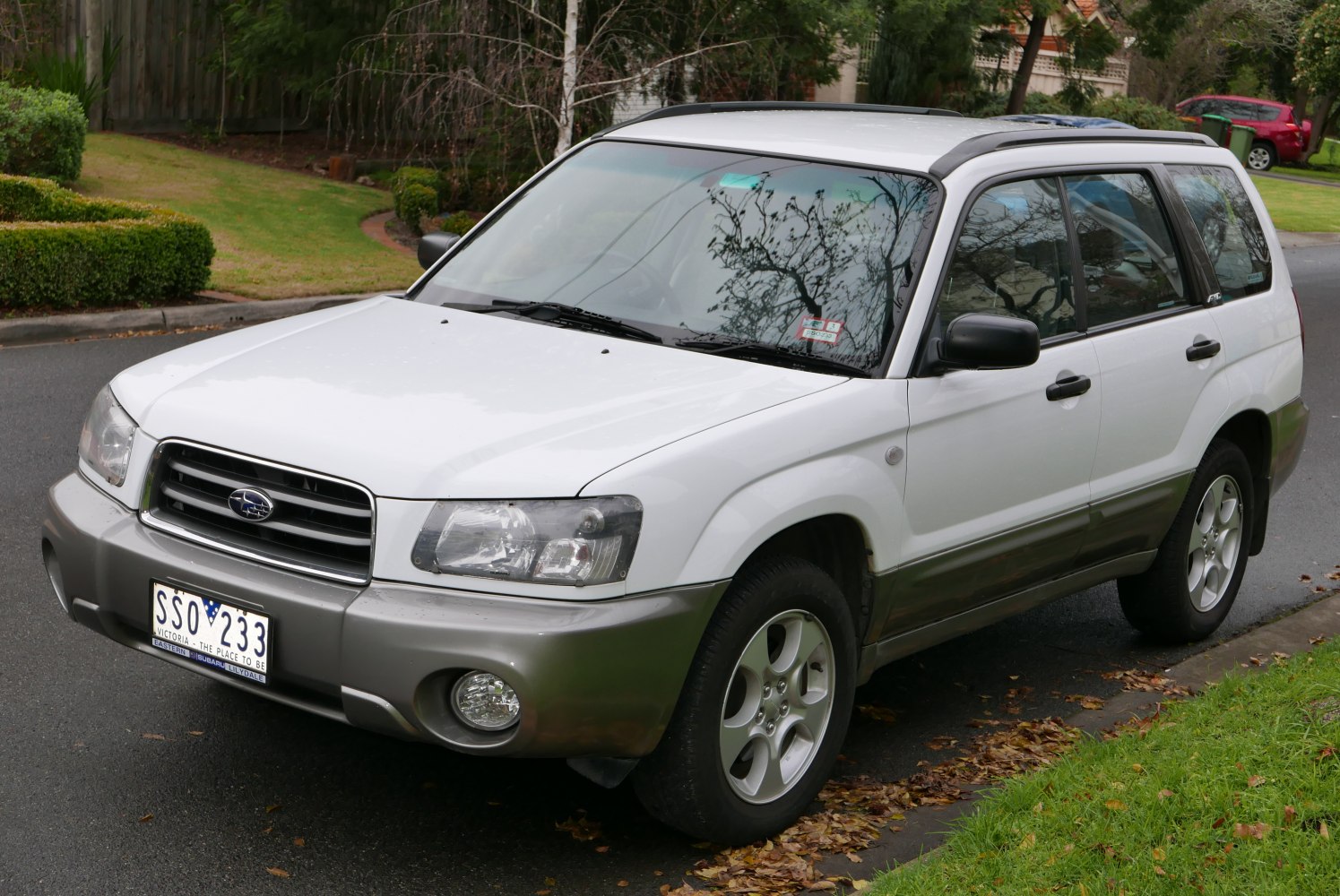 Roof rails and alloy wheels on a compact SUV