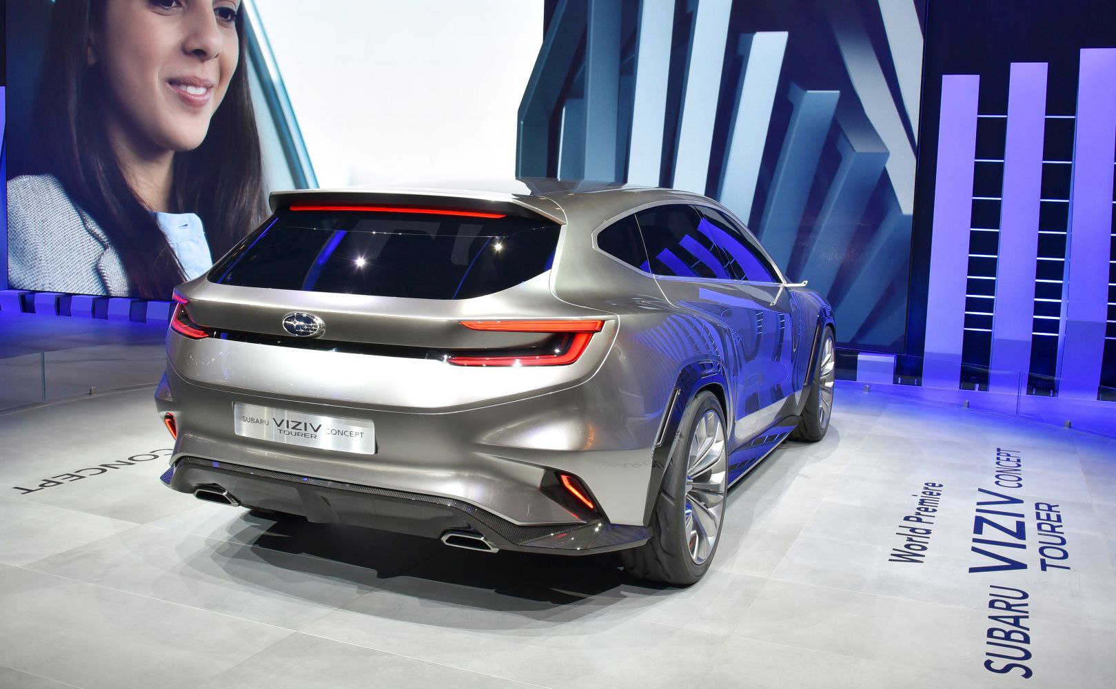 Sleek rear design with LED tail lights and sporty aerodynamic bumper