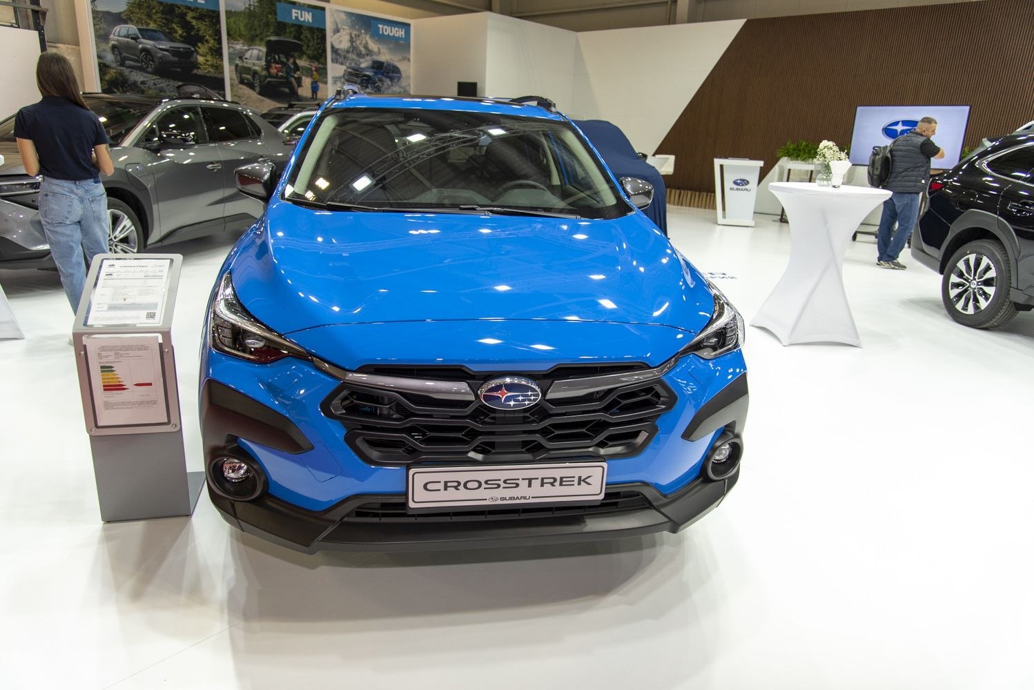 Bold hexagonal grille with LED headlights on modern SUV front.