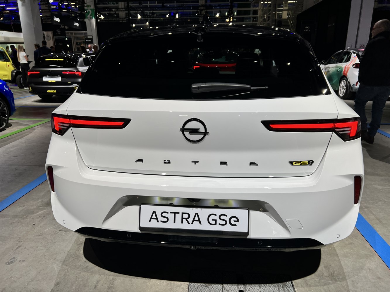Rear view with sleek LED tail lights and GS Line badge