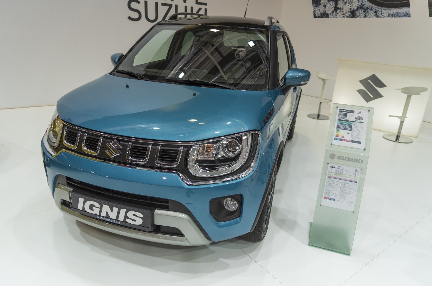 Front view with updated grille and LED headlights