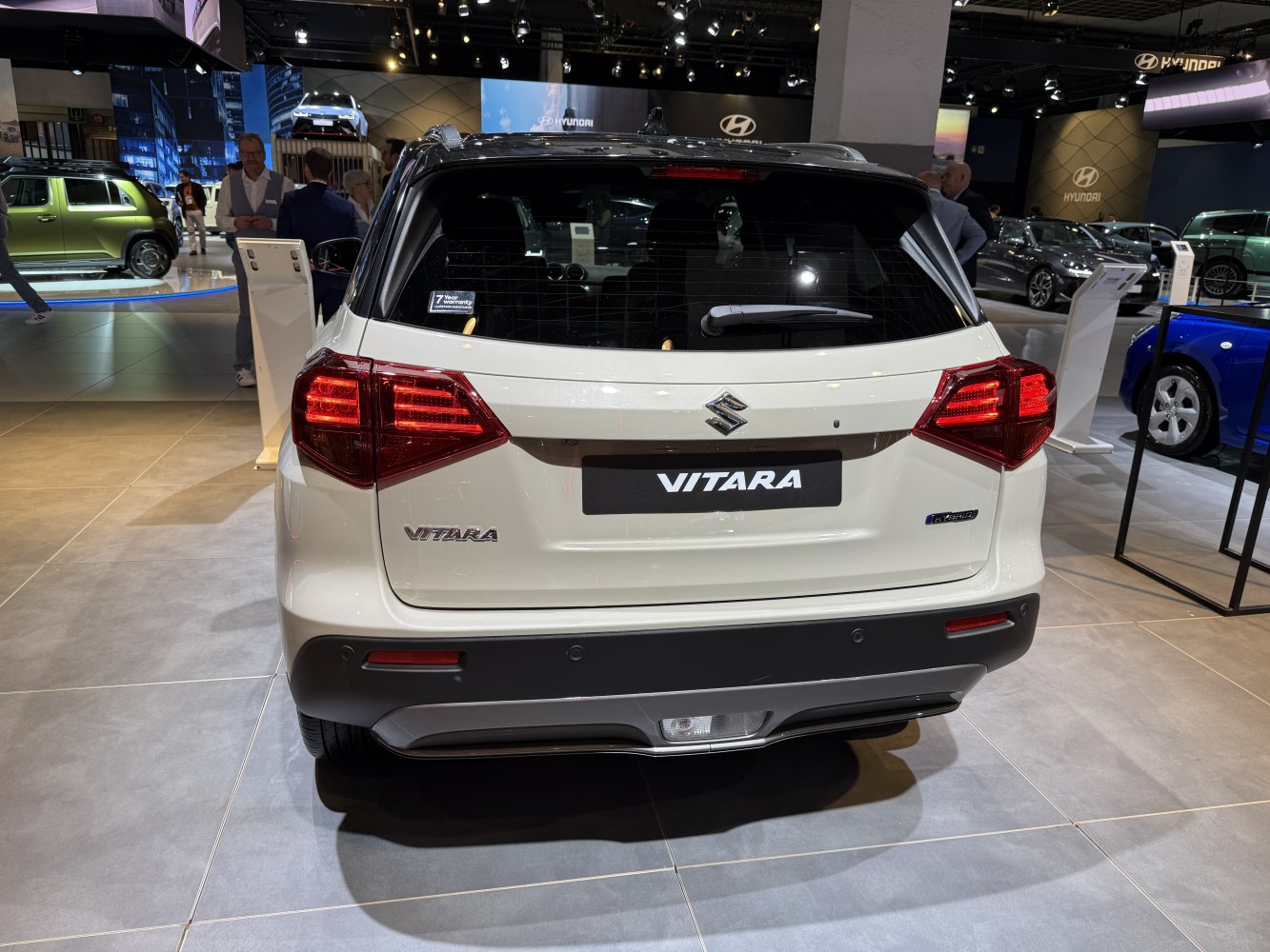 Rear view with updated LED taillights and modern bumper design.