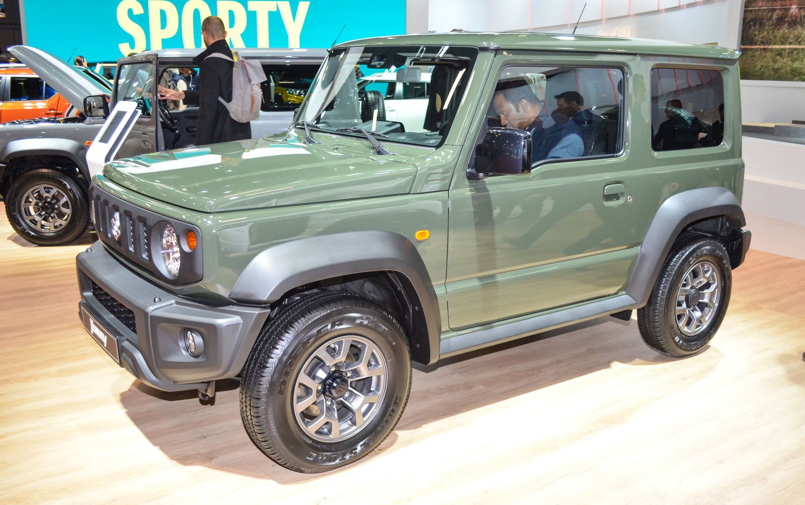 Compact 3-door SUV with rugged boxy design and plastic fender flares