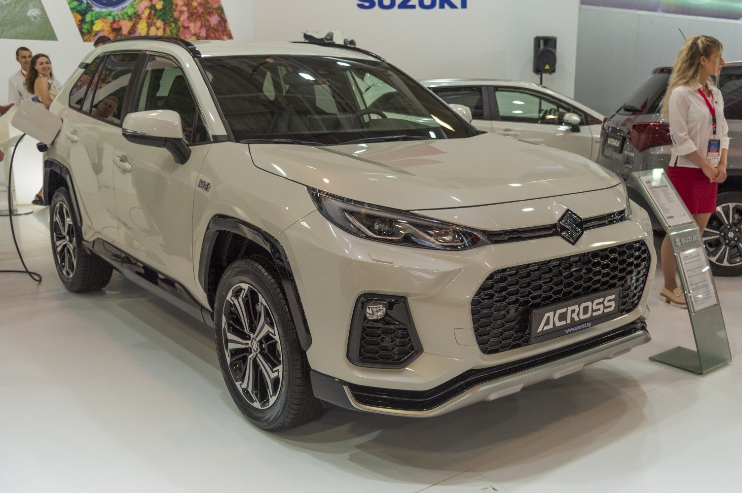 Front view of SUV with LED headlights and alloy wheels.