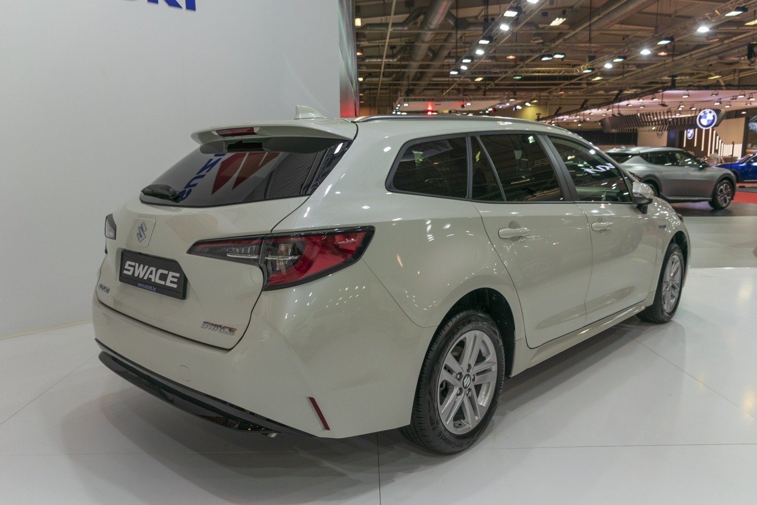 Rear and side hatchback exterior with visible rear light cluster and wheels