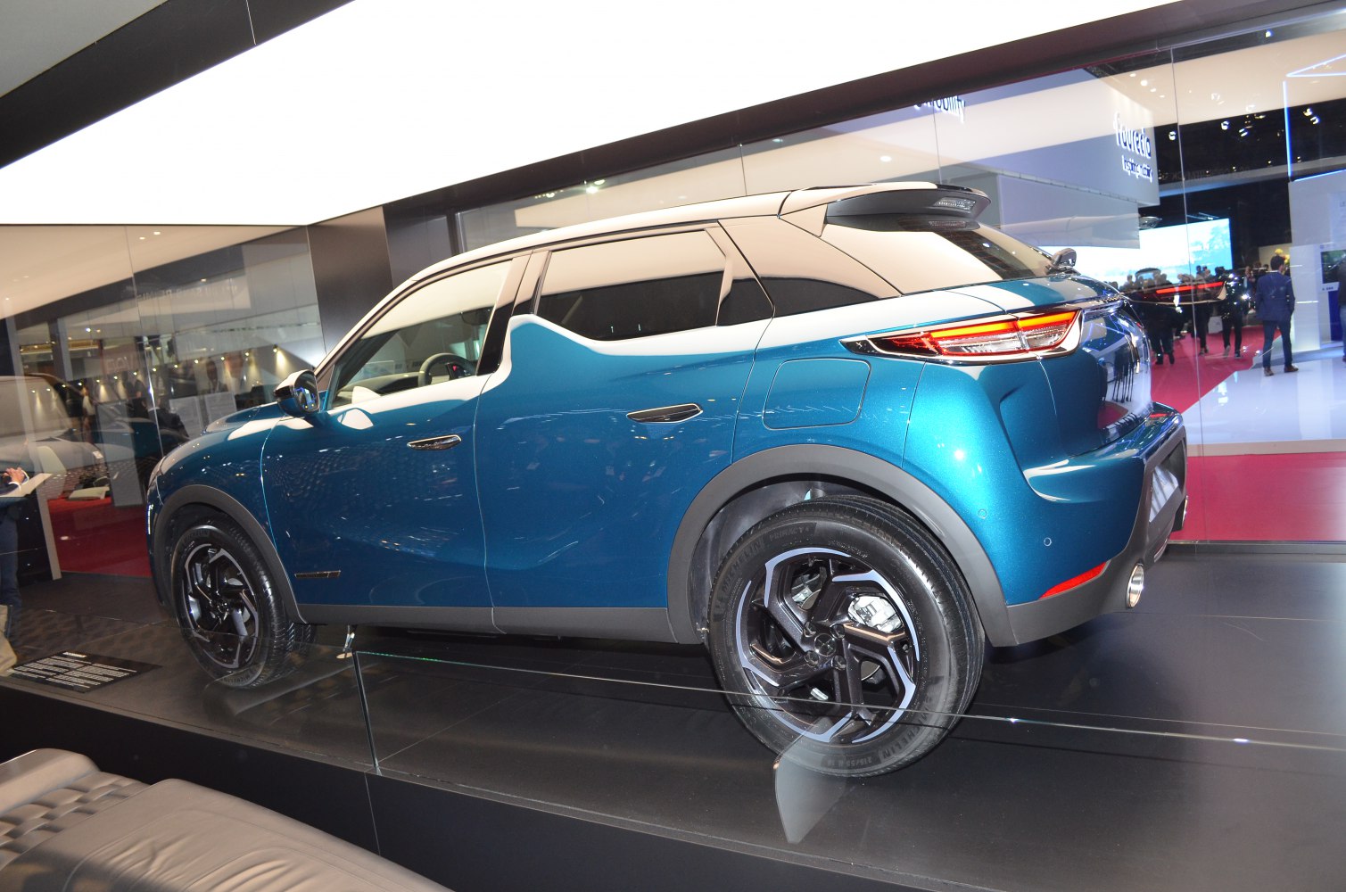 Dynamic two-tone coupe SUV with stylish alloy wheels