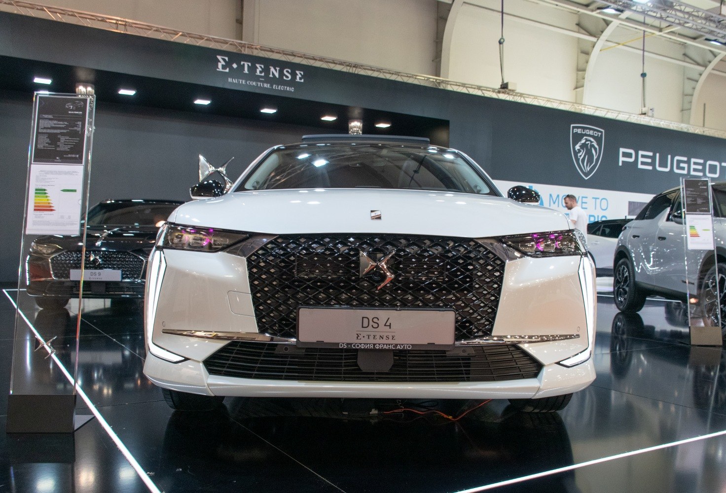 Bold front grille and sleek LED headlights