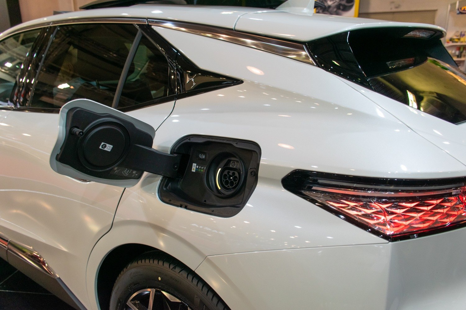 Electric charging port and sleek rear LED taillight design