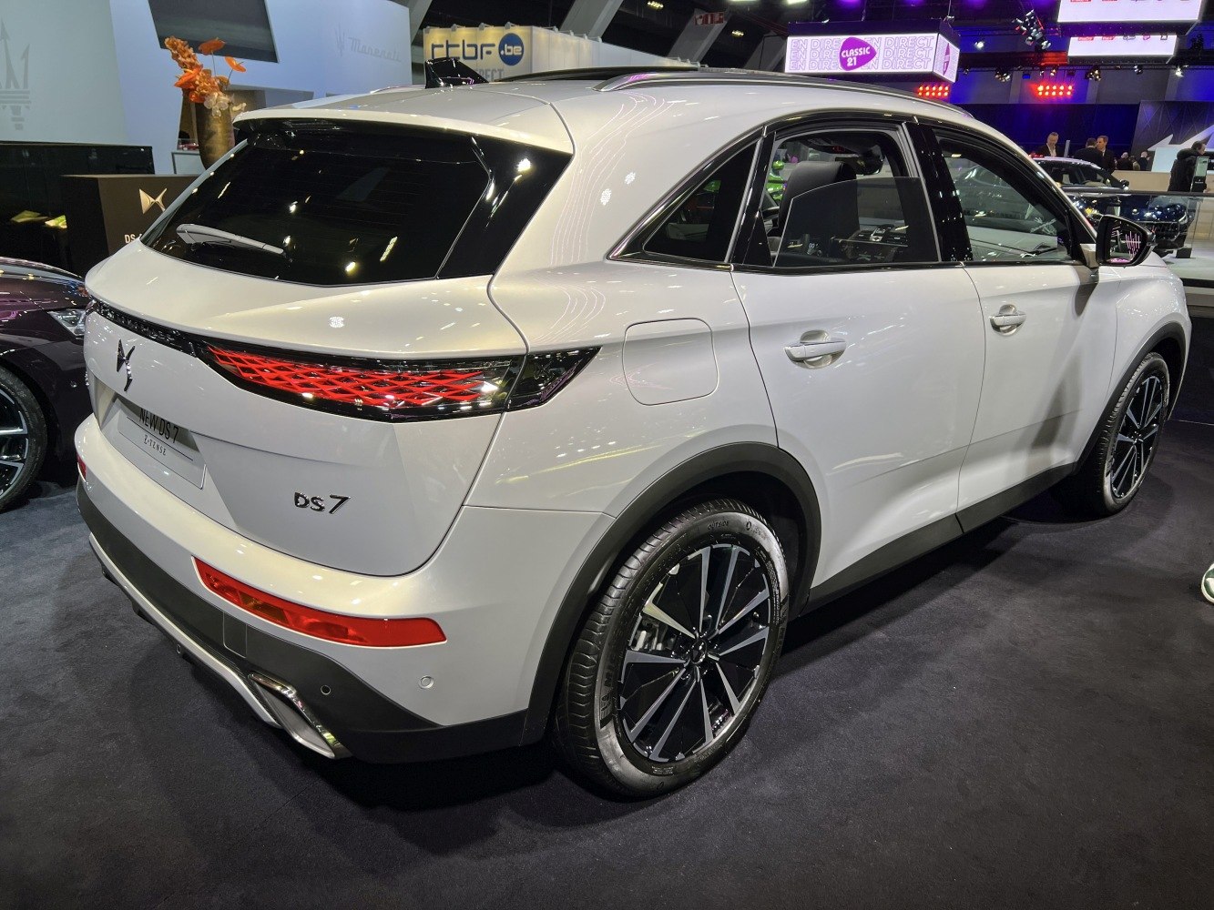Rear and side view of modern SUV with distinctive taillights and alloy wheels