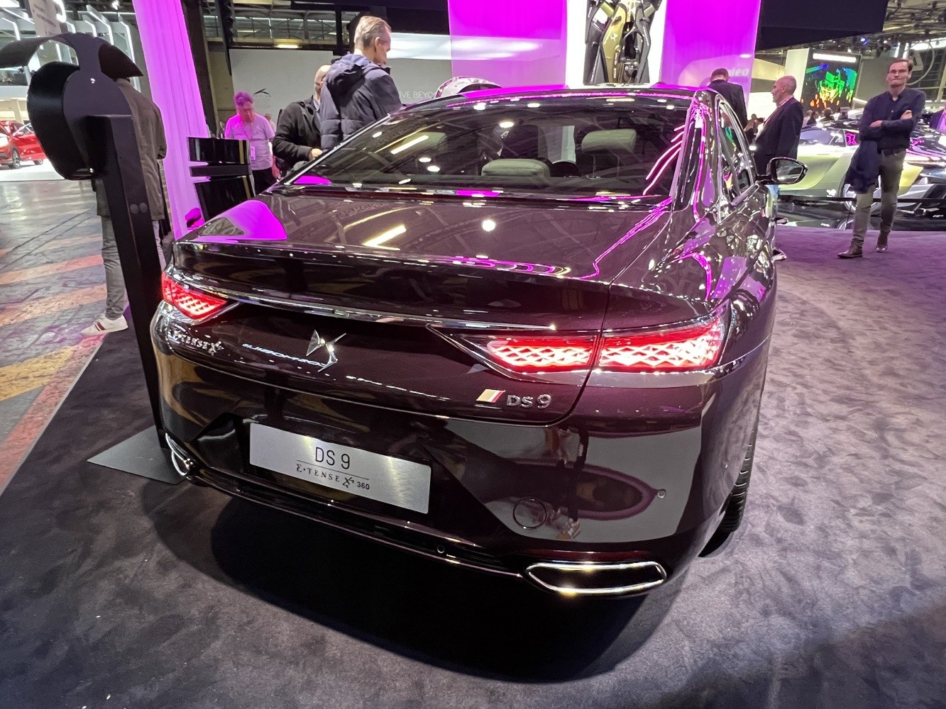 Rear view with LED taillights and dual chrome exhausts