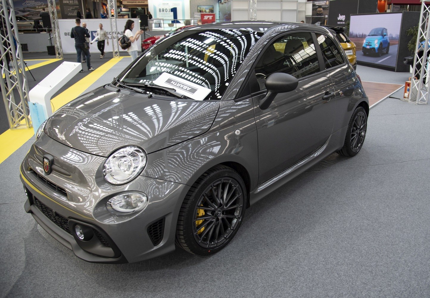 Sporty compact hatchback with alloy wheels and aerodynamic styling