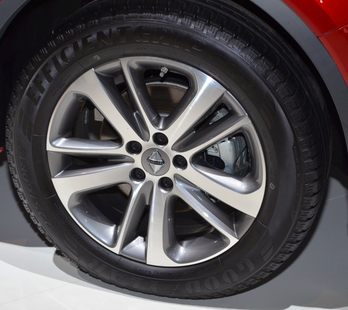 Alloy wheel with Goodyear EfficientGrip SUV tire