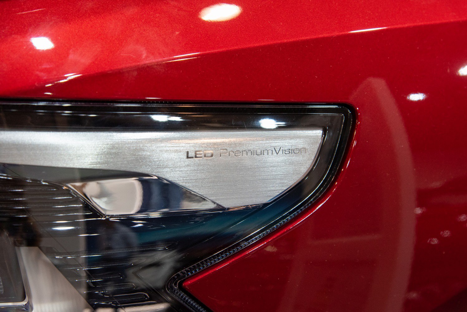 Close-up of LED PremiumVision headlight