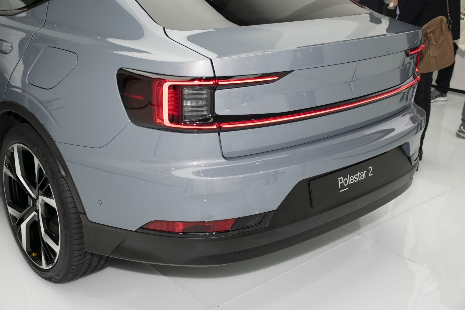 Rear design with distinctive LED tail lights and modern styling