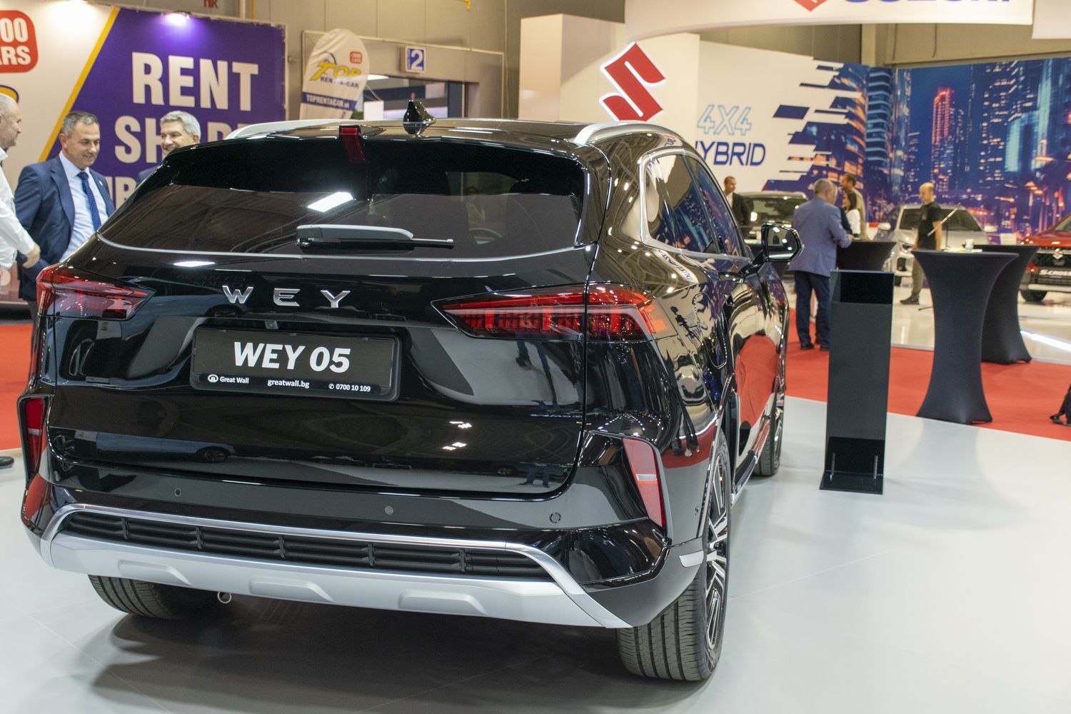 Rear view with sleek taillights and modern bumper design