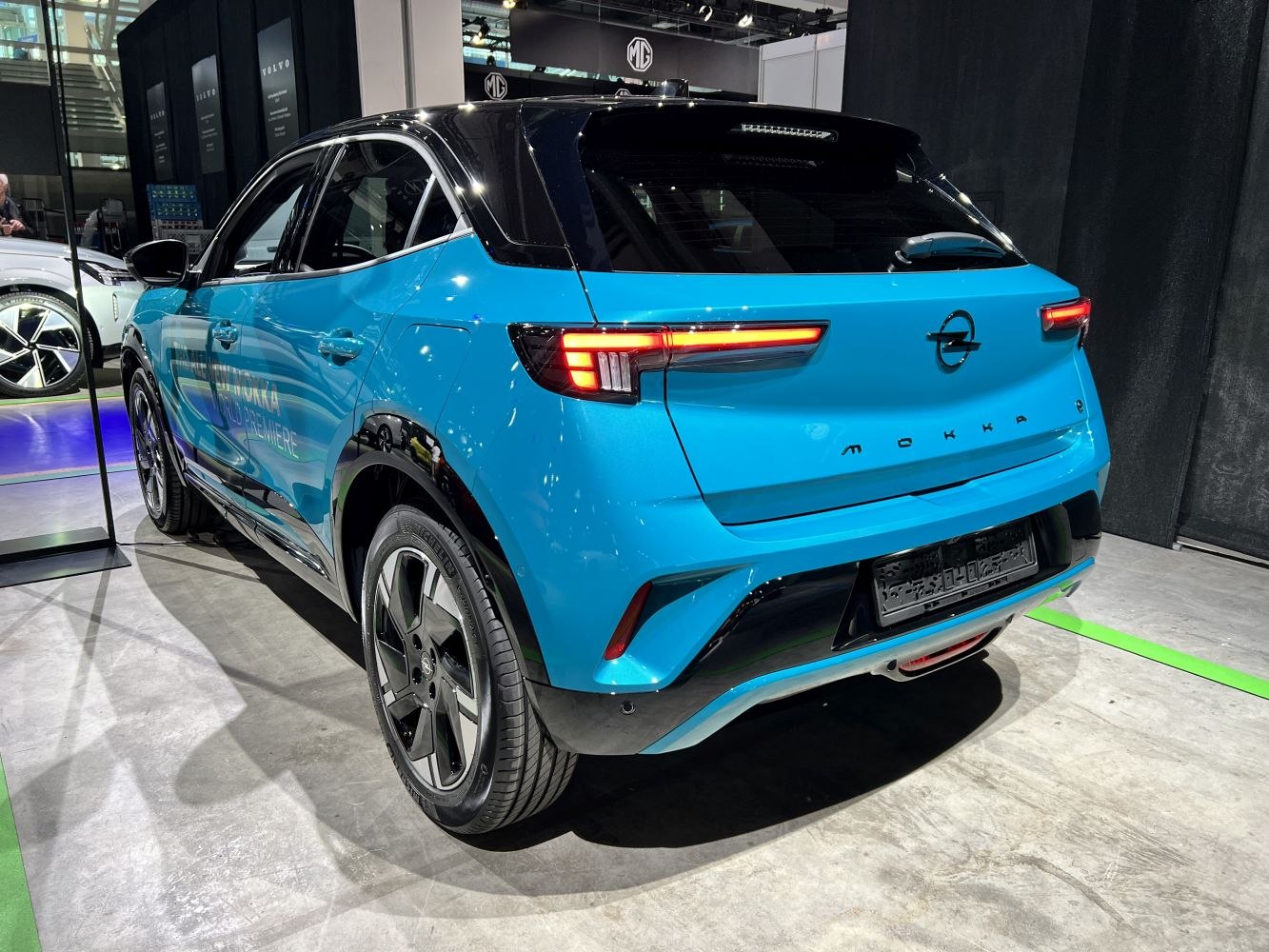 Rear view with LED taillights and modern styling