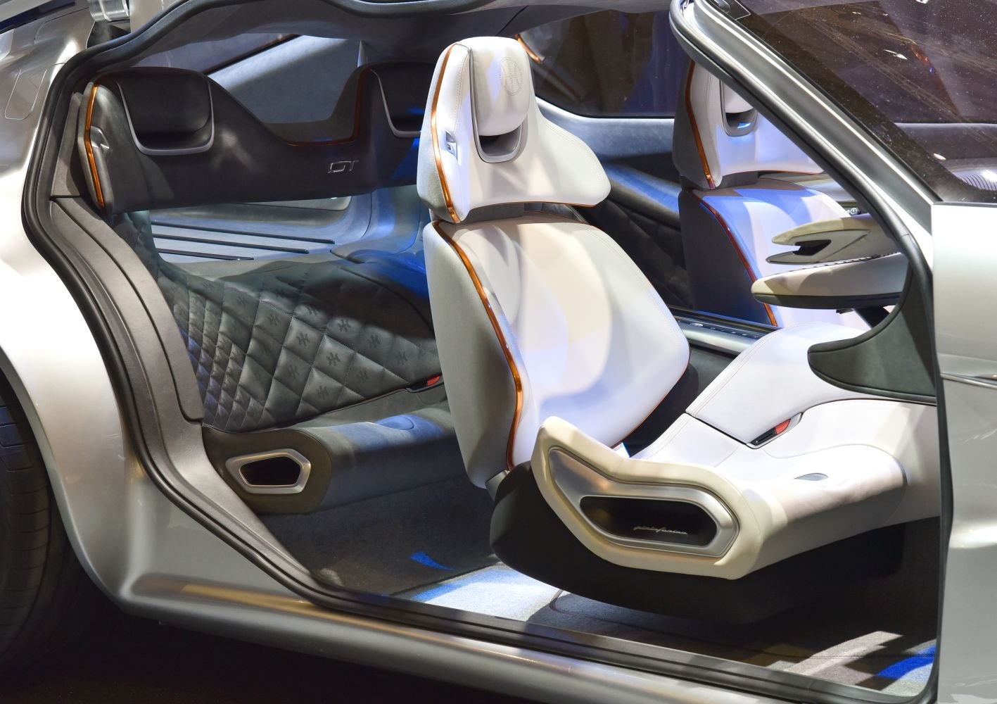 Luxury quilted upholstery and modern ergonomic seats