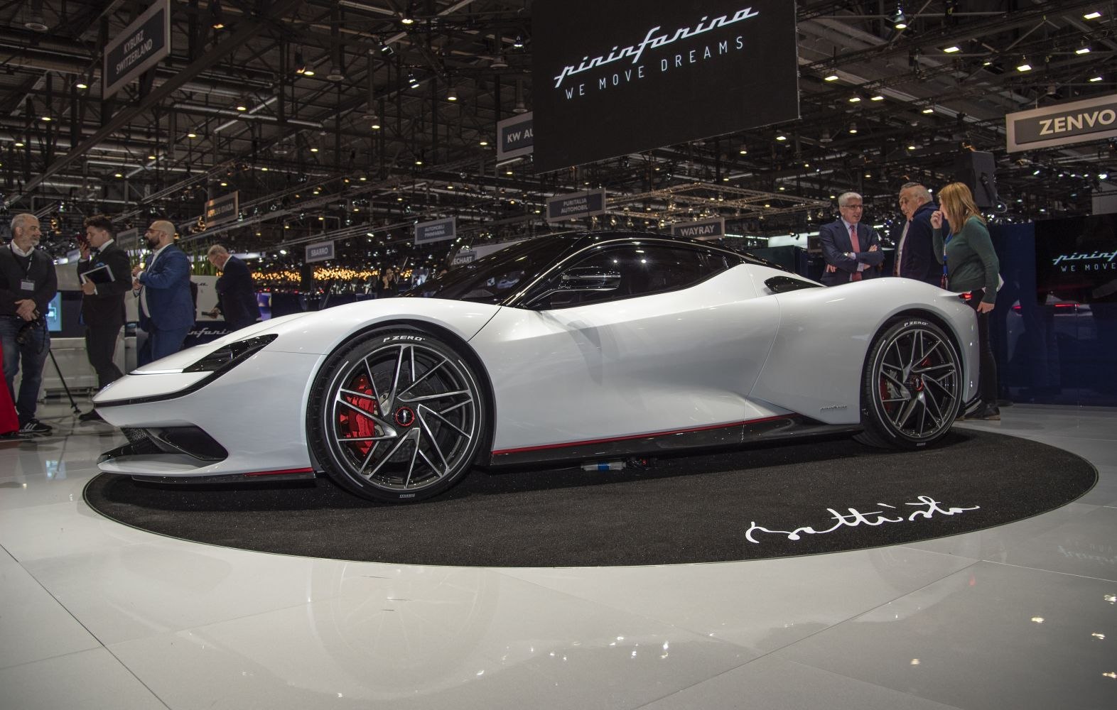 Sleek side profile and aerodynamic wheels of a futuristic electric hypercar