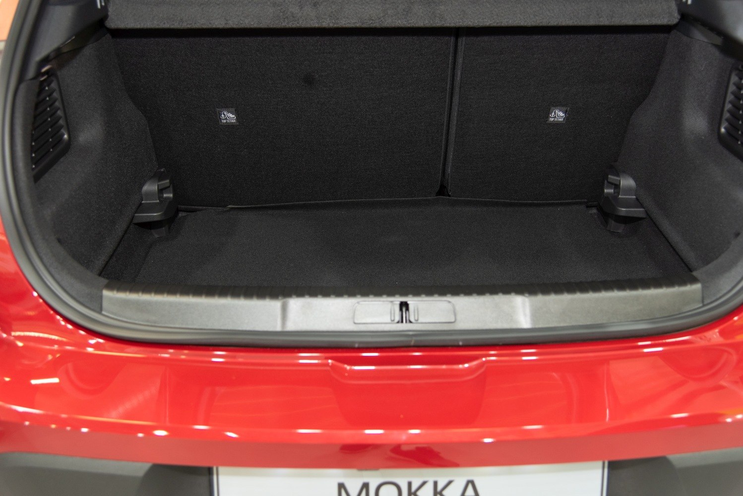 Spacious and clean trunk interior with practical cargo space