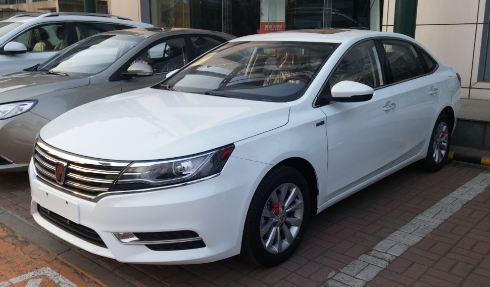 White 2017 sedan with chrome grille and LED headlights