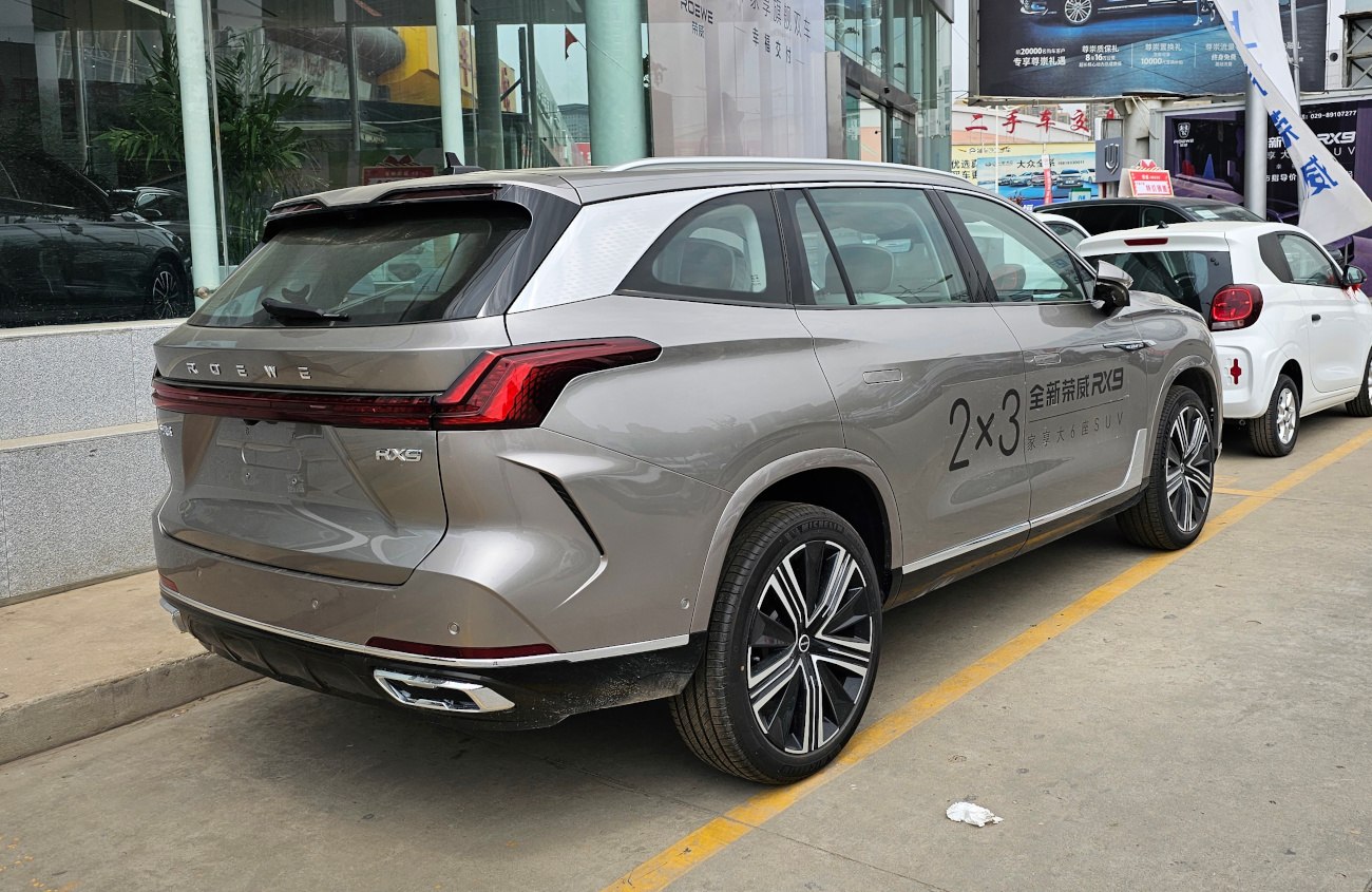 Rear and side profile with LED tail lights and alloy wheels