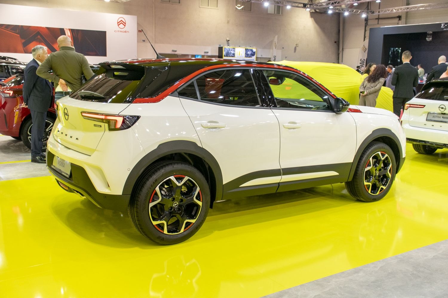 Sleek dual-tone SUV rear and side view with modern alloy wheels