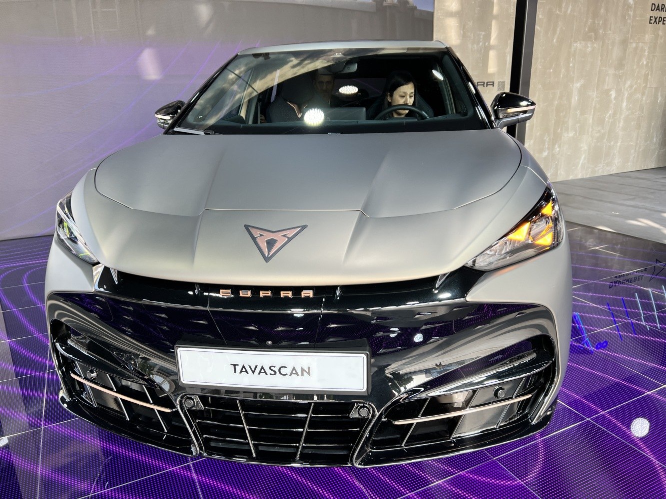 Sharp front design with LED headlights and detailed grille