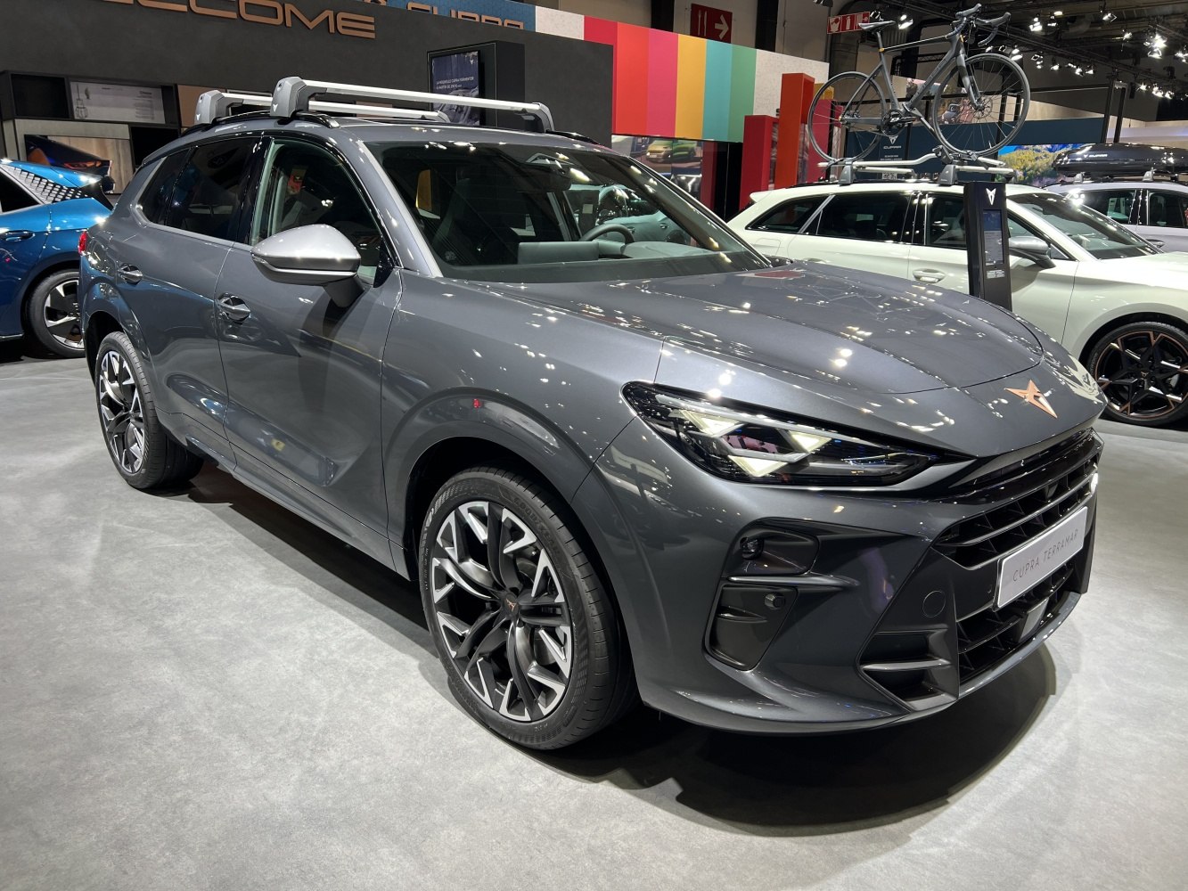 2025 compact SUV with roof rack and alloy wheels