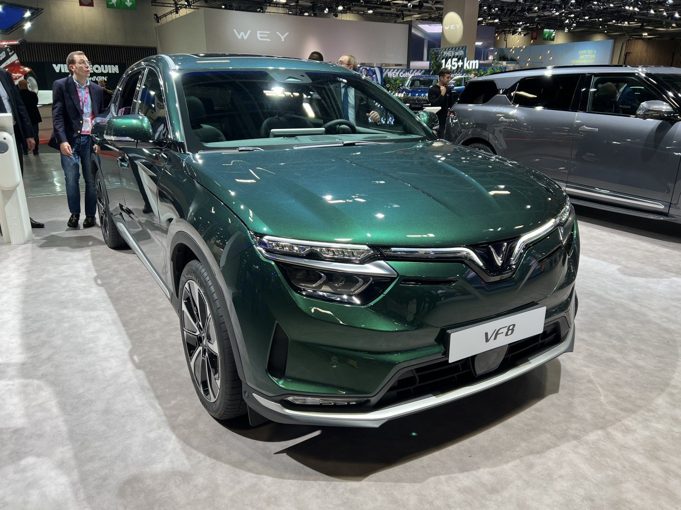 Front angled SUV with LED headlights and sporty alloy wheels