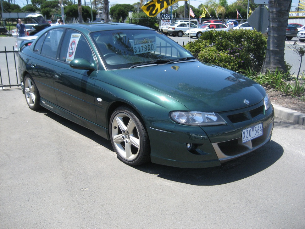 Sporty sedan with alloy wheels and aerodynamic body