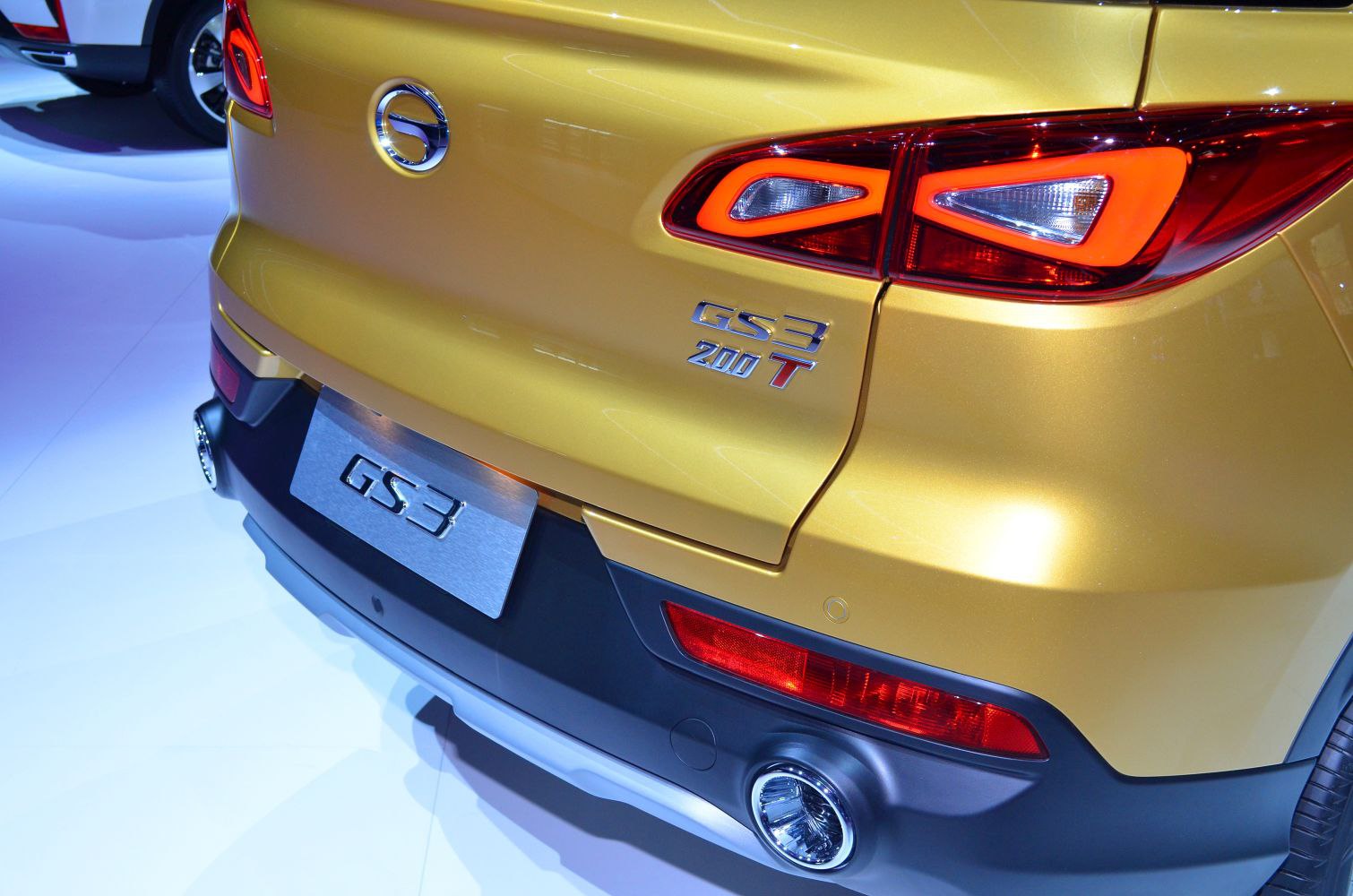 Rear end with unique tail lights and GS3 200T badge