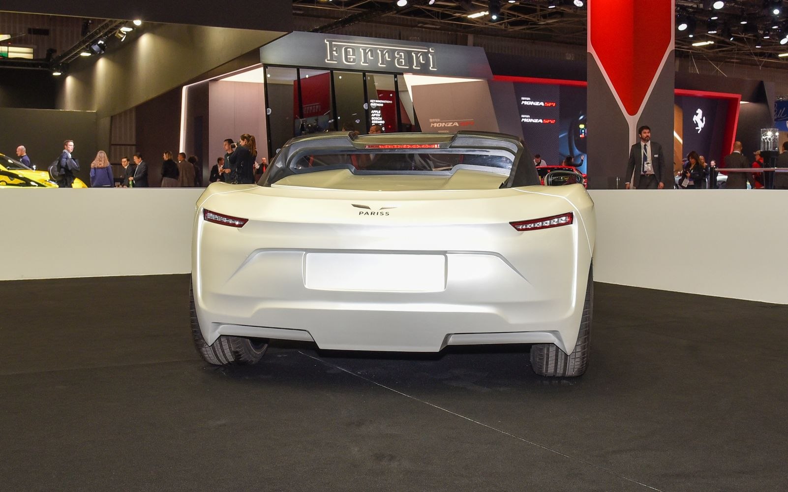 Sleek rear design with slim LED taillights and minimalist rear fascia