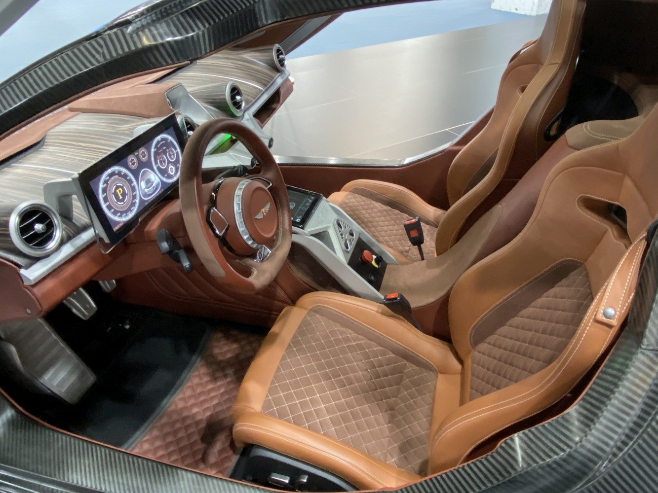 Premium quilted leather seats and digital dashboard cockpit.