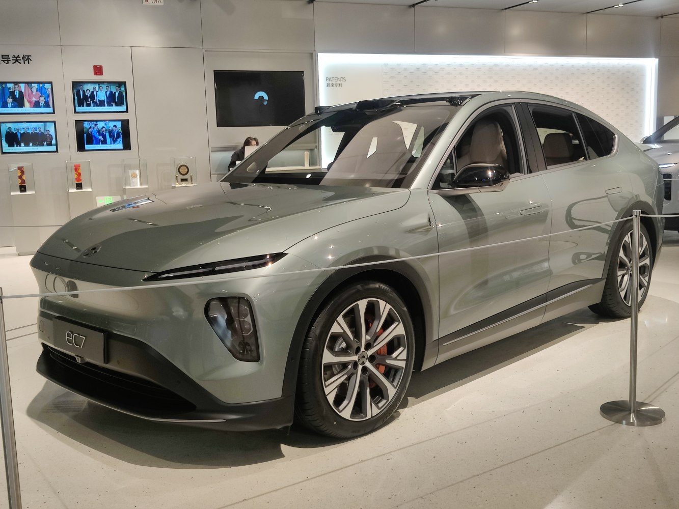 Sleek LED headlights and sporty alloy wheels on modern aerodynamic sedan