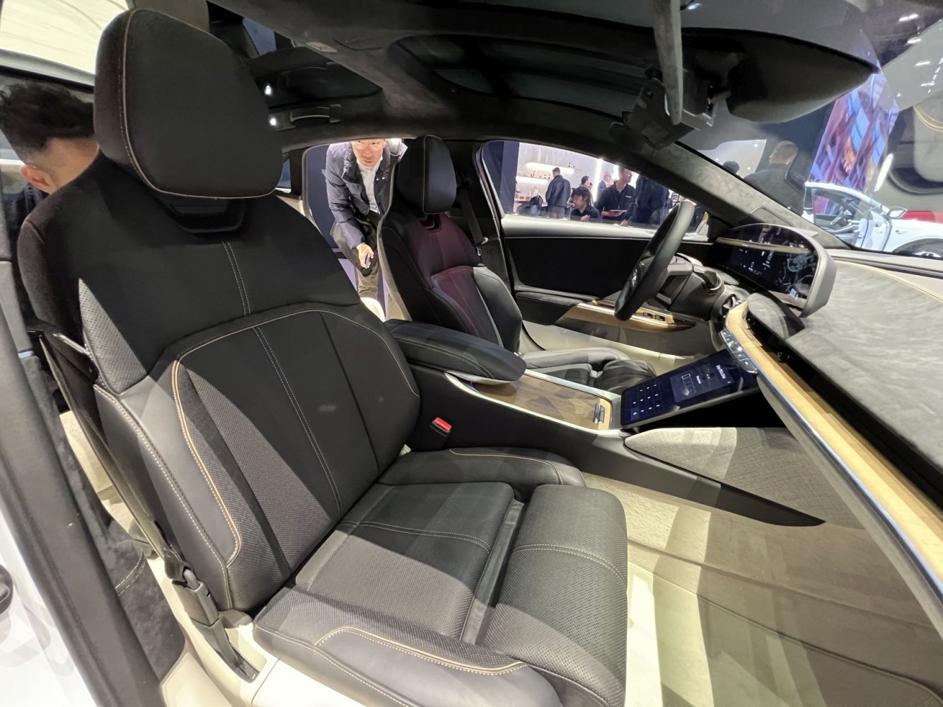 Premium leather seats and advanced touchscreen dashboard