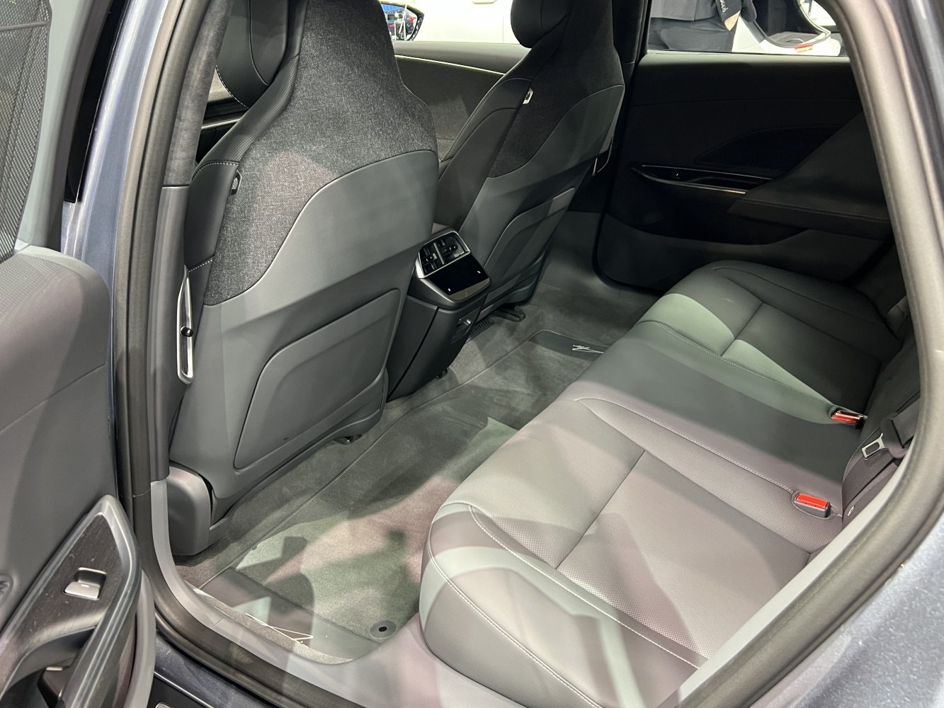 Spacious rear seating with premium materials and rear climate controls