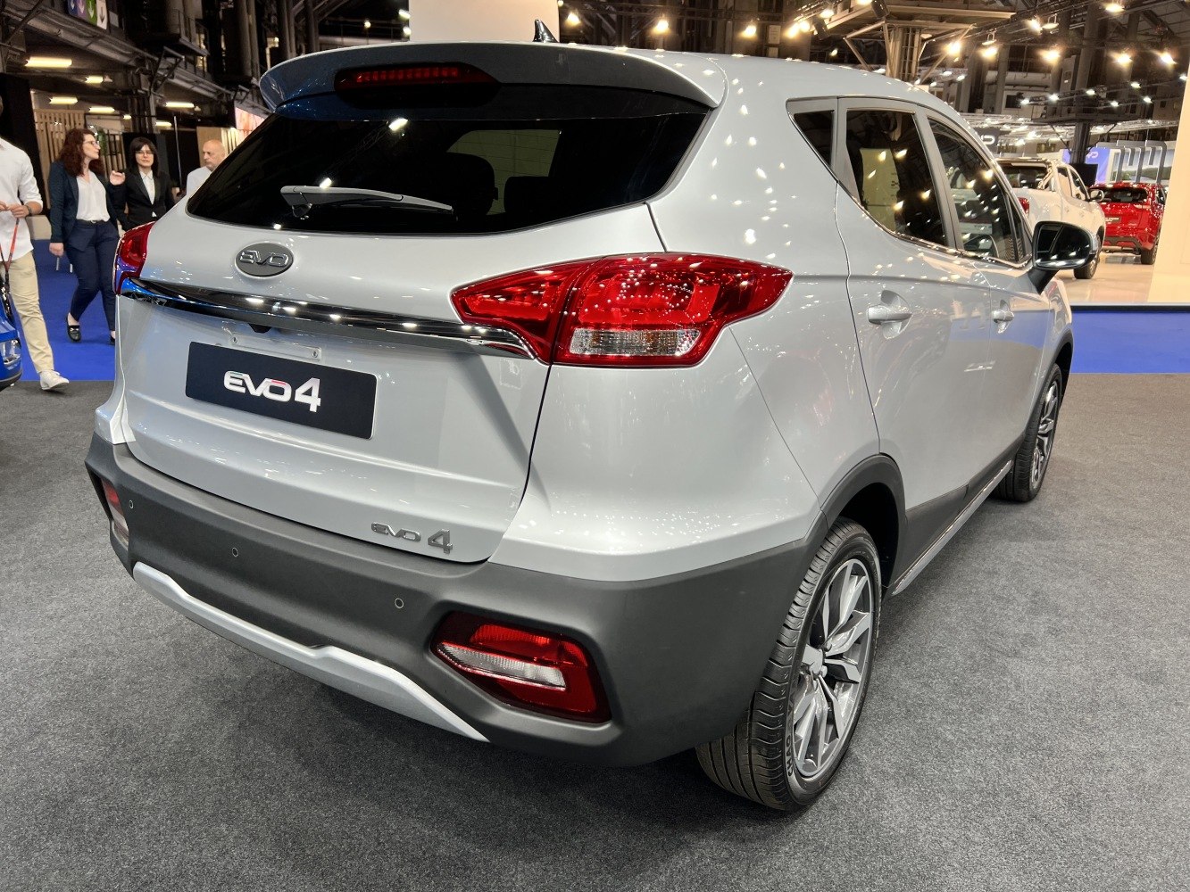 Modern compact SUV rear design with distinctive taillights and rear bumper