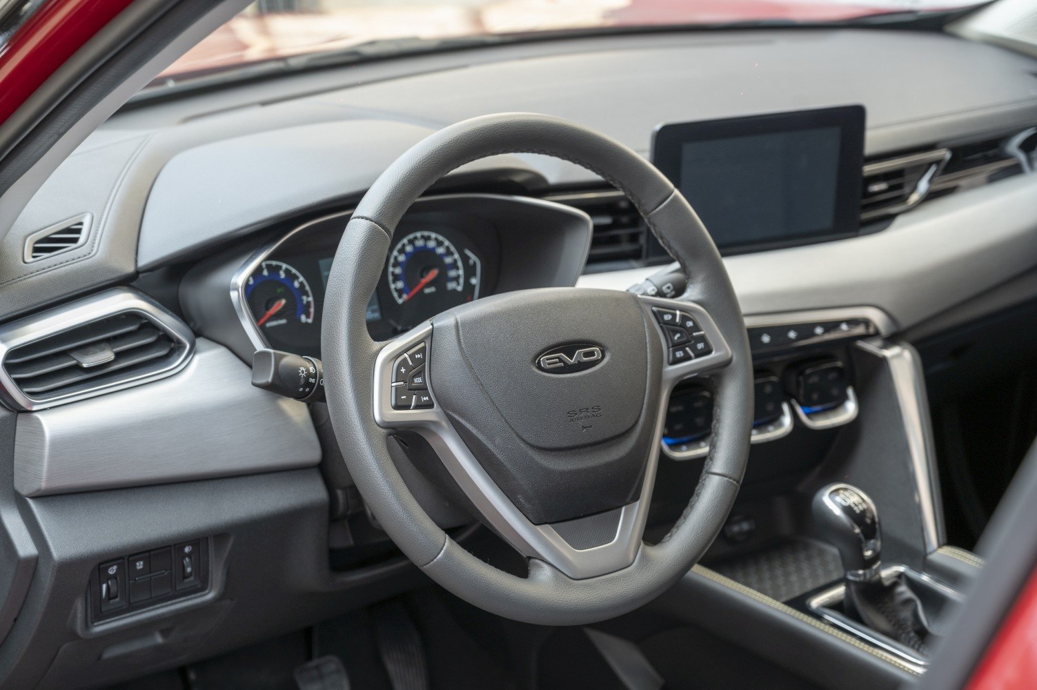 Steering wheel with controls and digital instrument cluster