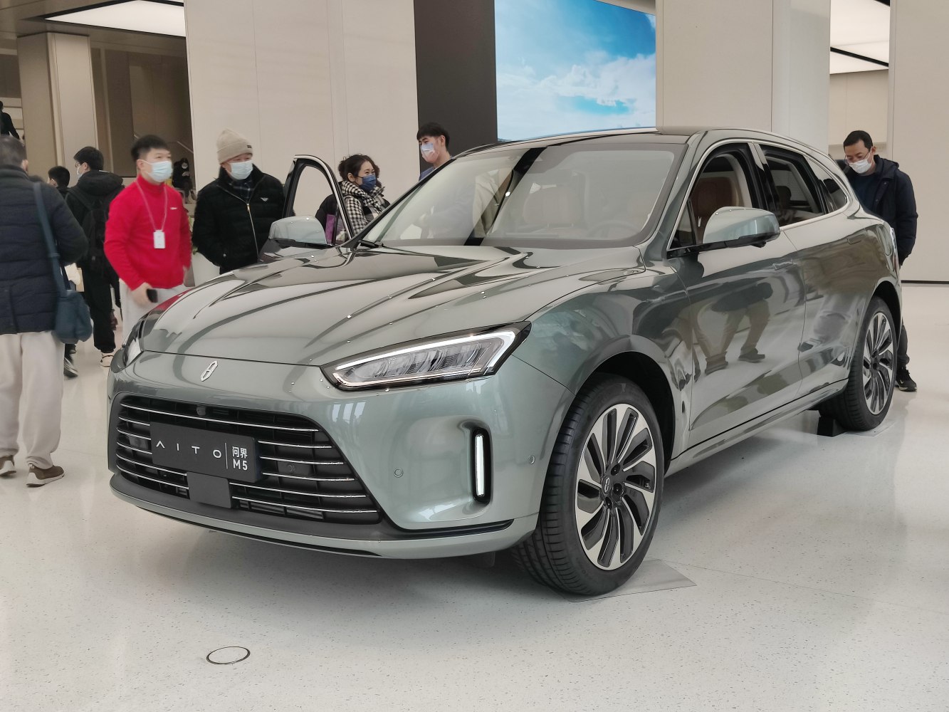 Sleek front grille with distinctive LED headlights on a modern SUV.