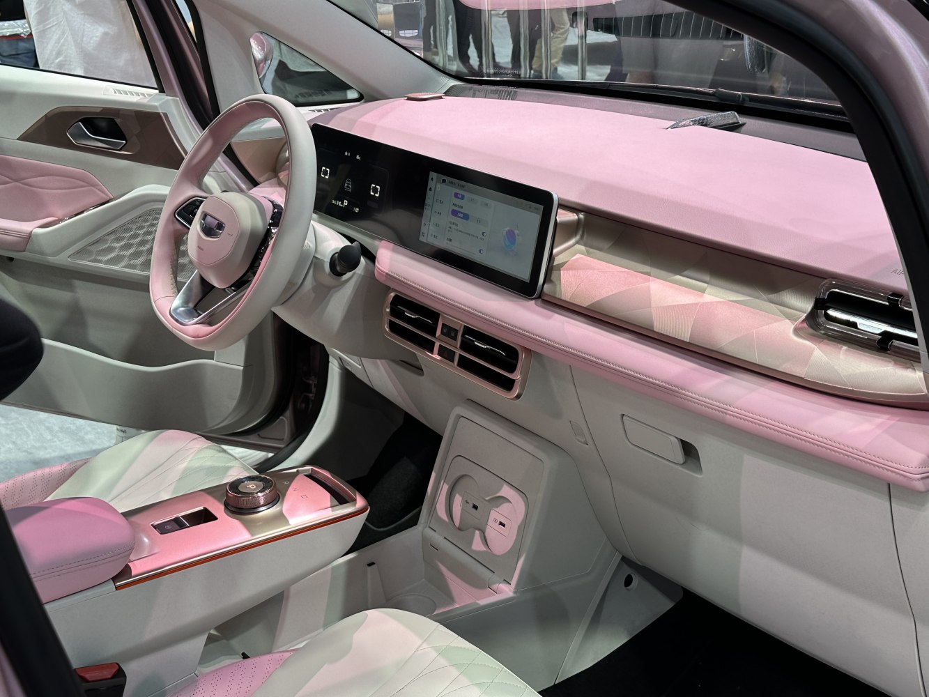Dual digital dashboard and advanced control console in vehicle interior