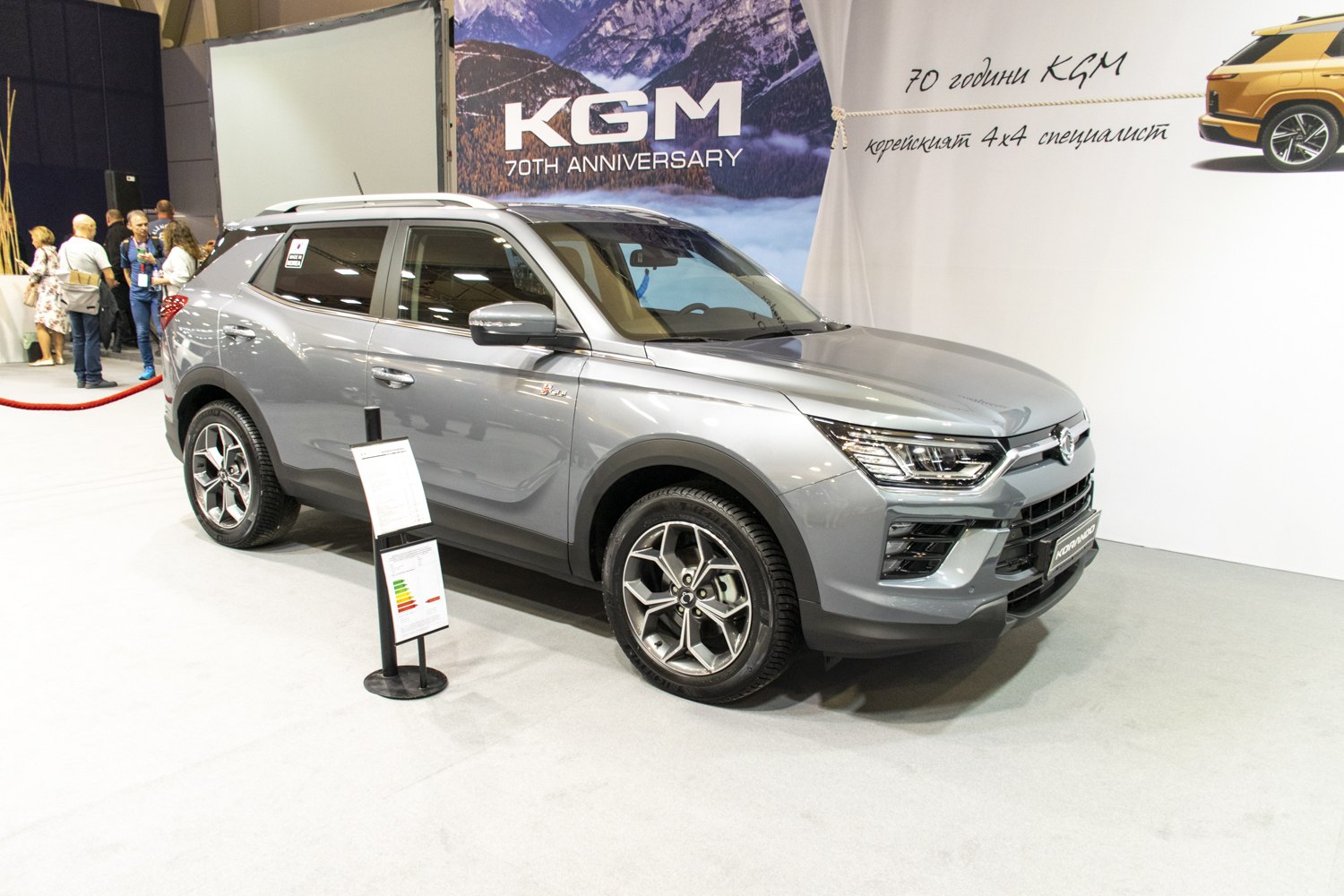 Modern SUV side profile with LED headlights and alloy wheels