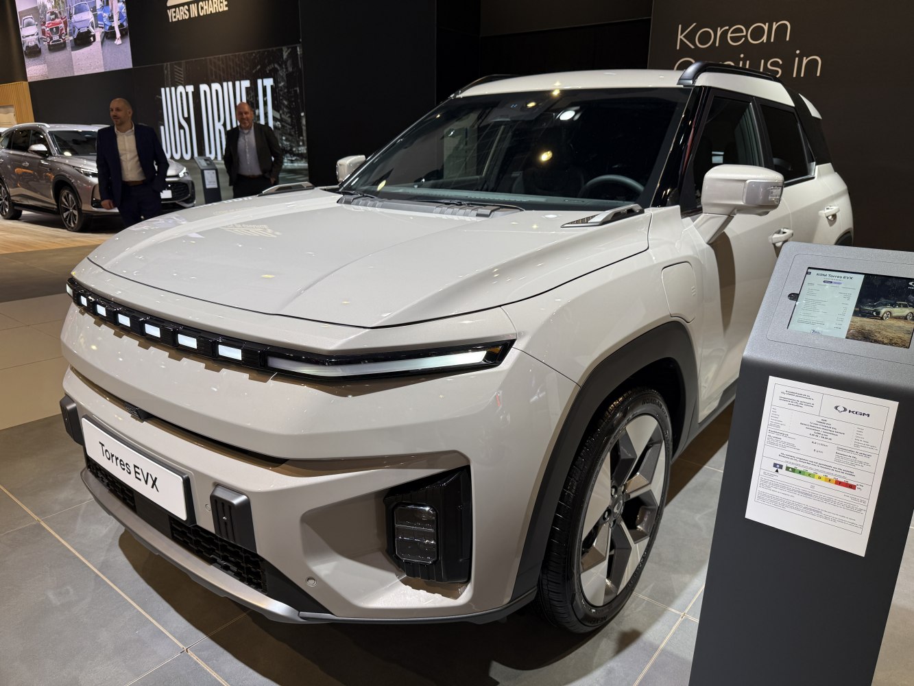 Modern SUV front LED lights and alloy wheels